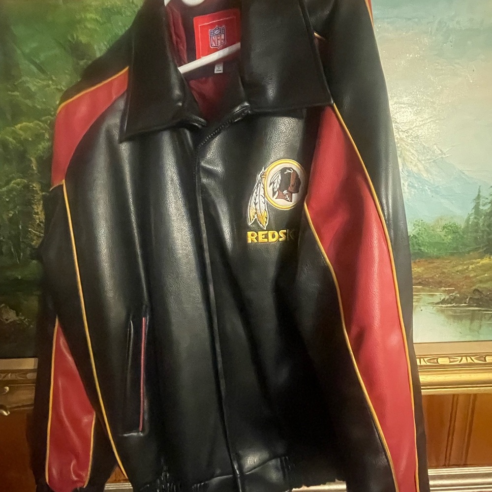Redskins leather jacket 1990s